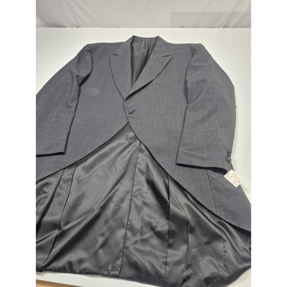 Neil Allyn Suit Jacket Mens 54 Gray Cutaway Tuxedo Tailcoat Formal Wedding NWT